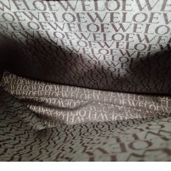 Loewe Bordeaux Leather Briefcase Business Bag - Picture 15 of 16